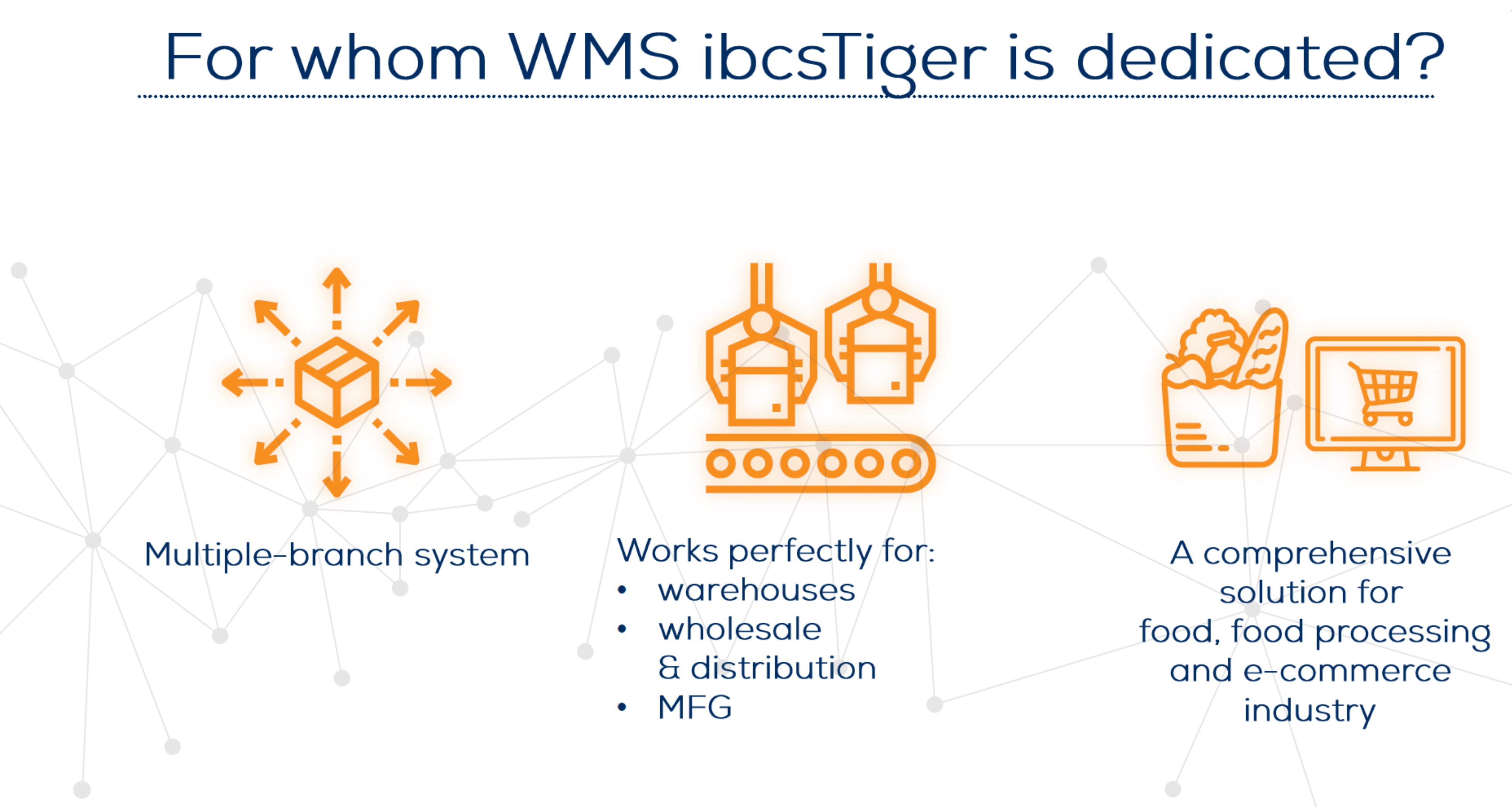 For whom WMS ibcsTiger is dedicated?