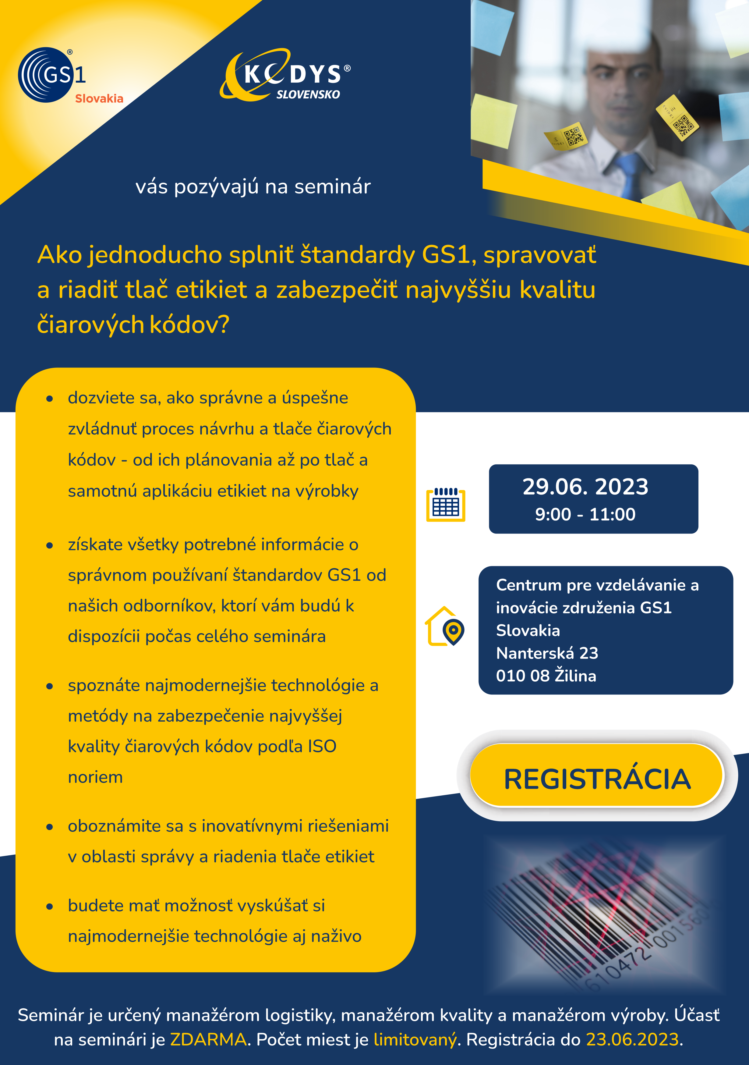 Pozvánka na seminár LMS