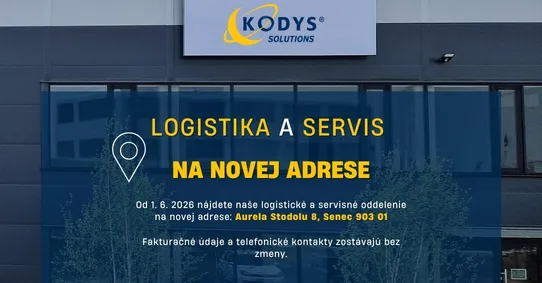 sklad a servis nova adresa